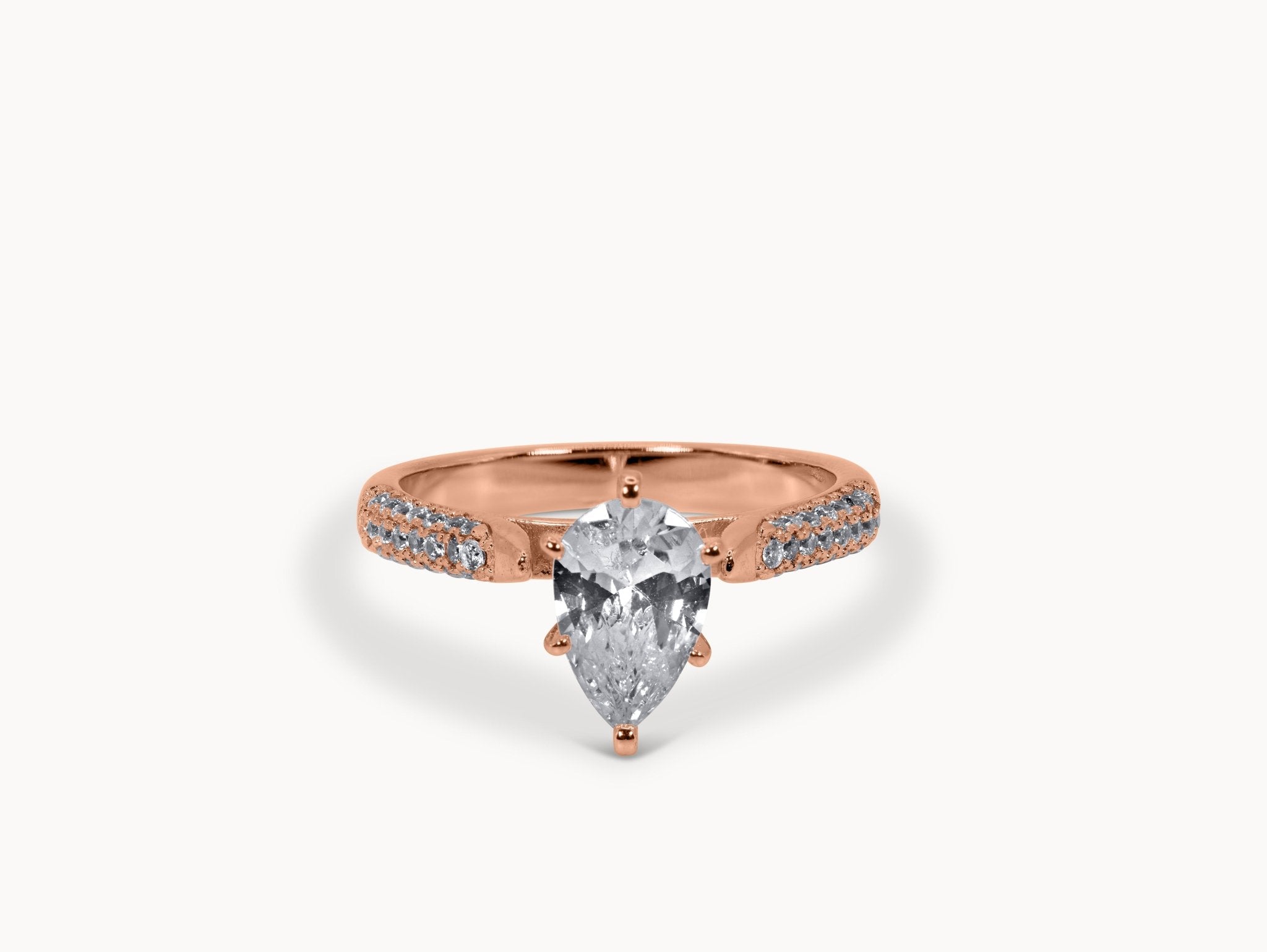 Aurora Ring – Hochwertiger Schmuck: Ring mit Lab Grown Diamant in 18K Gelbgold von VON RUWEN GmbH
