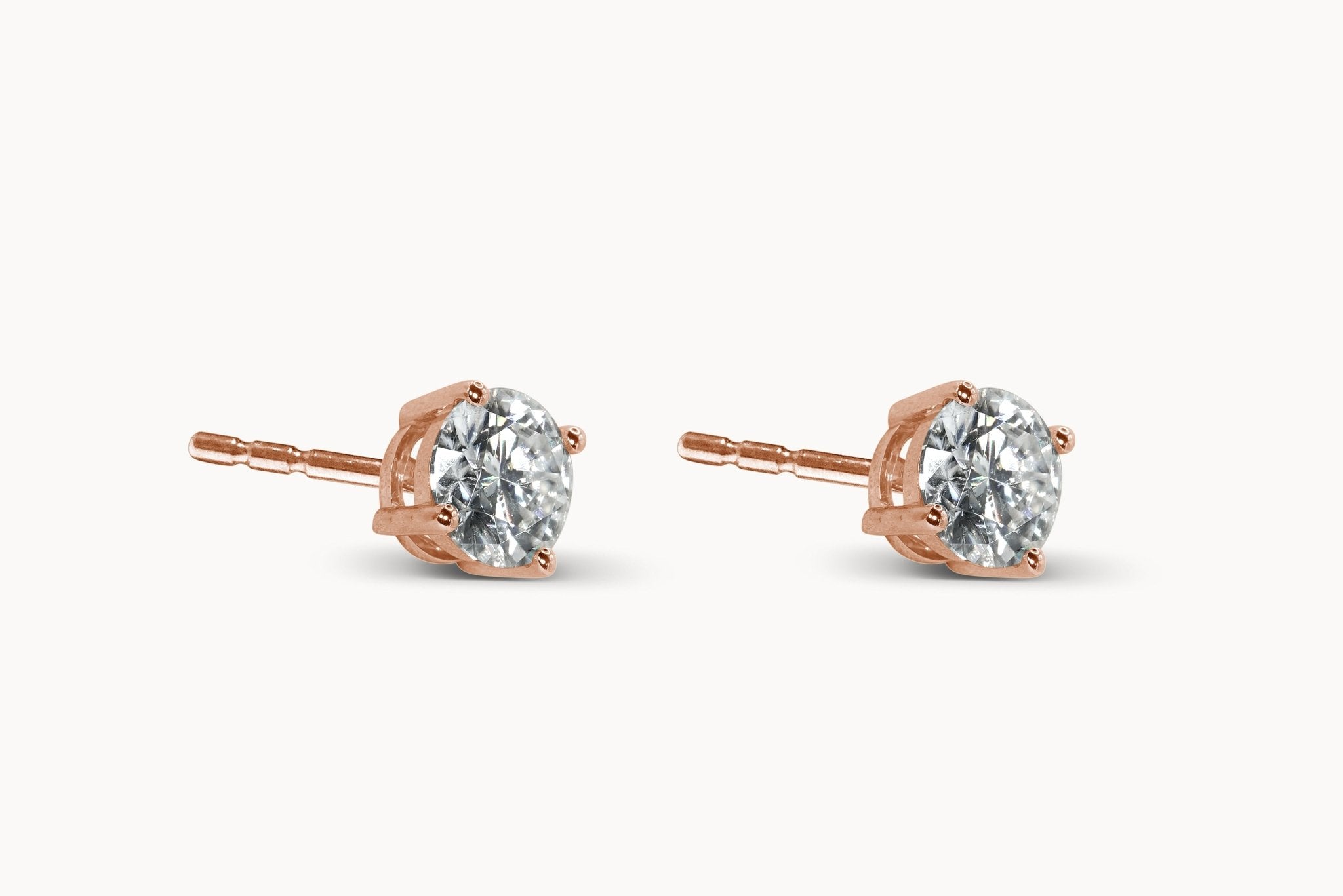 Brillant Ohrstecker – Hochwertiger Schmuck: Ohrstecker mit Lab Grown Diamant in 14K Gelbgold von VON RUWEN GmbH