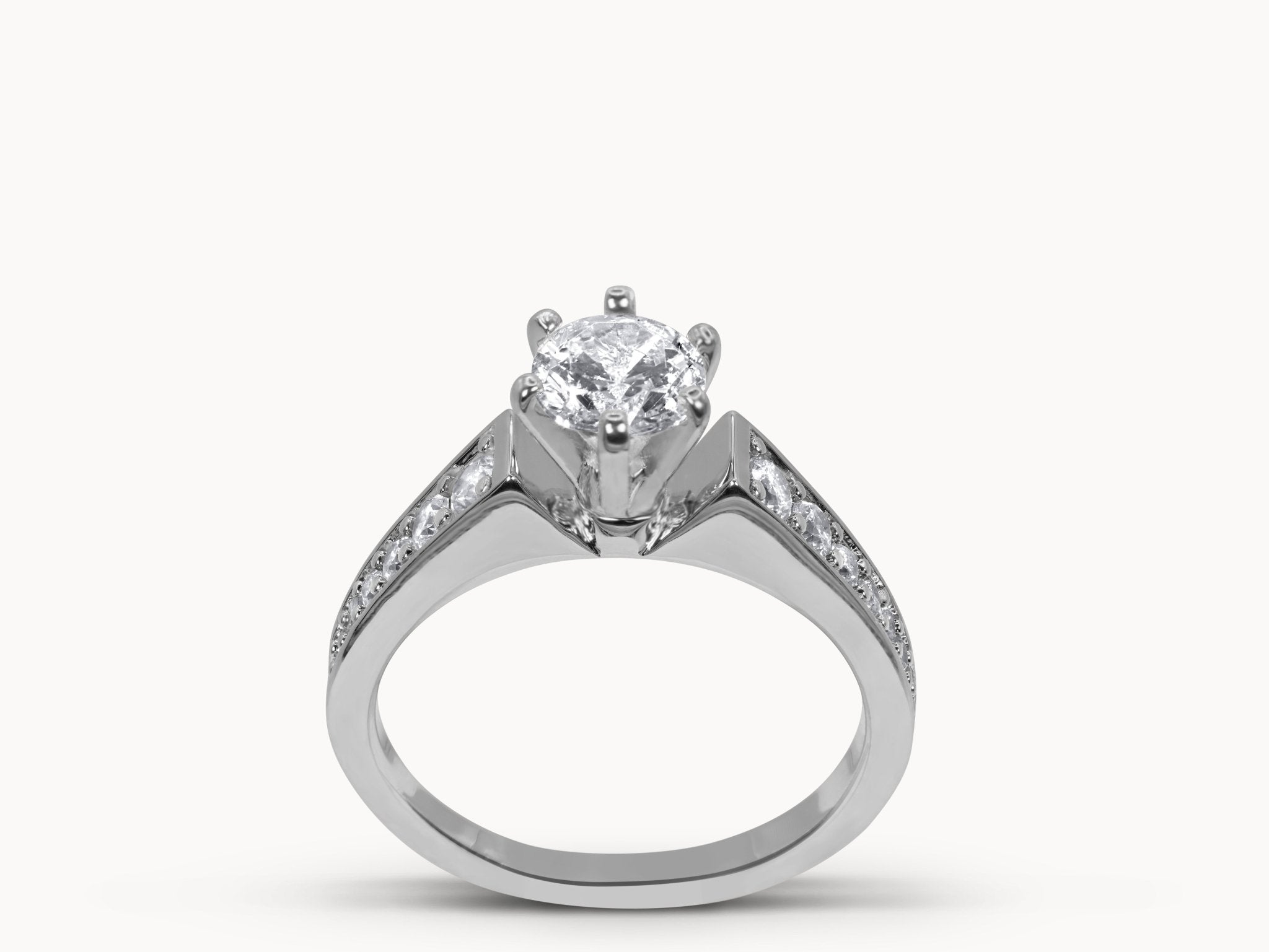 Eclipse Ring – Hochwertiger Schmuck: Ring mit Lab Grown Diamant in 18K Gelbgold von VON RUWEN GmbH