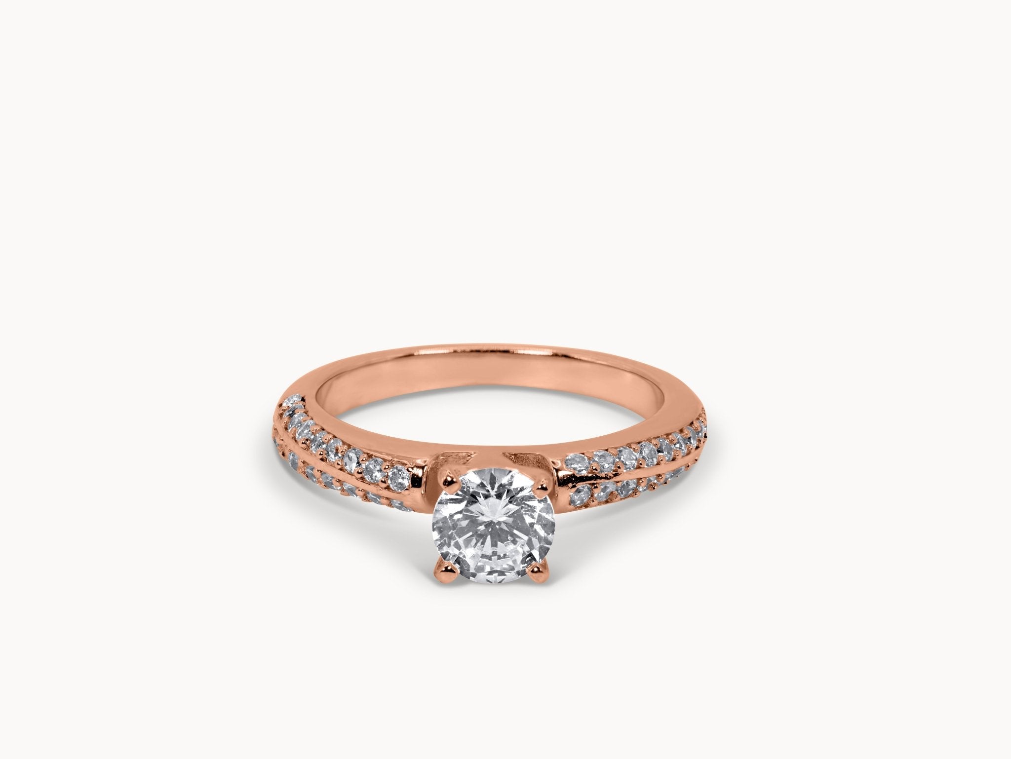 Eternal Spark Ring – Hochwertiger Schmuck: Ring mit Lab Grown Diamant in 18K Gelbgold von VON RUWEN GmbH