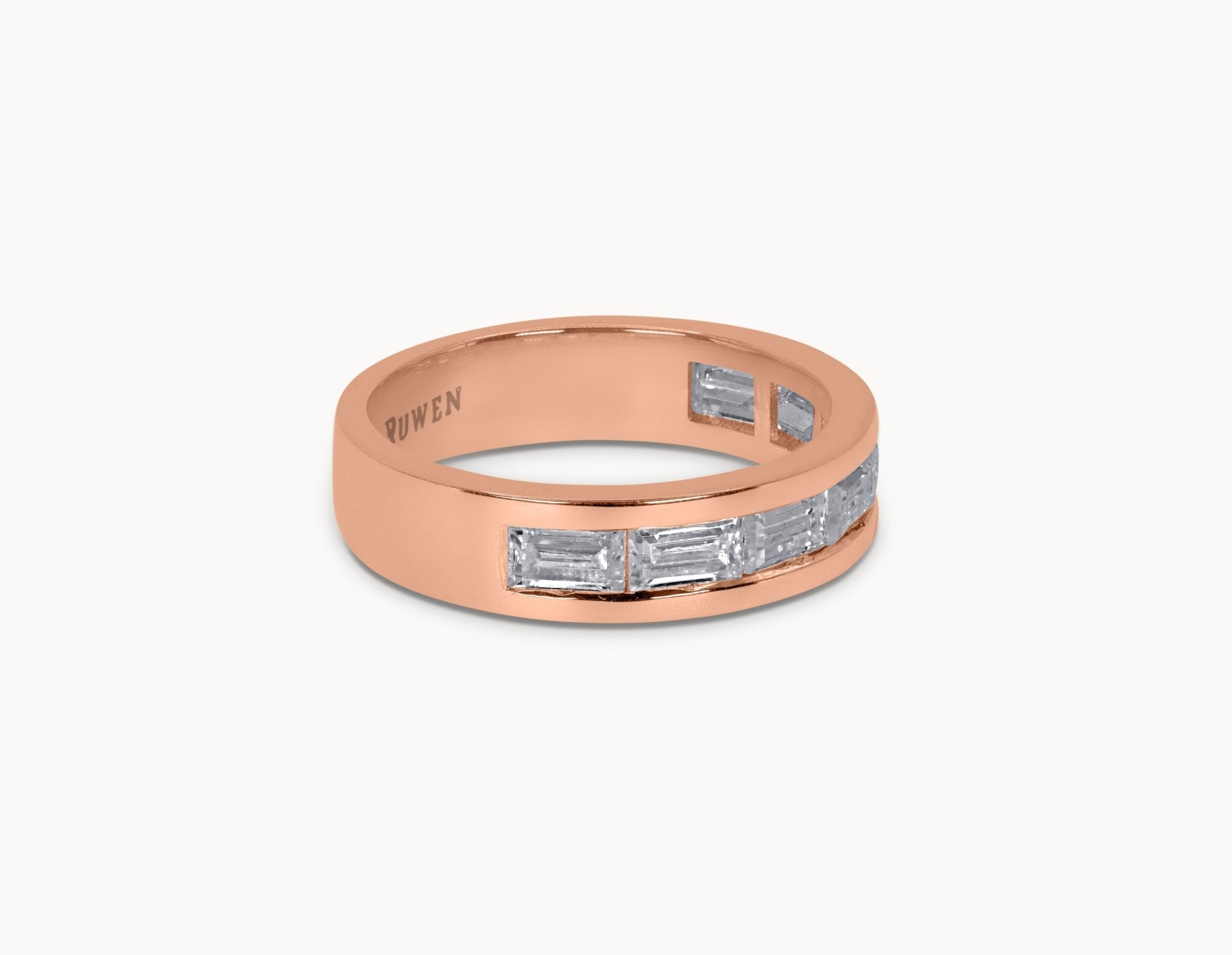 Luminar Royale Ring – Hochwertiger Schmuck: Ring mit Moissanit in 14K Gelbgold von VON RUWEN GmbH