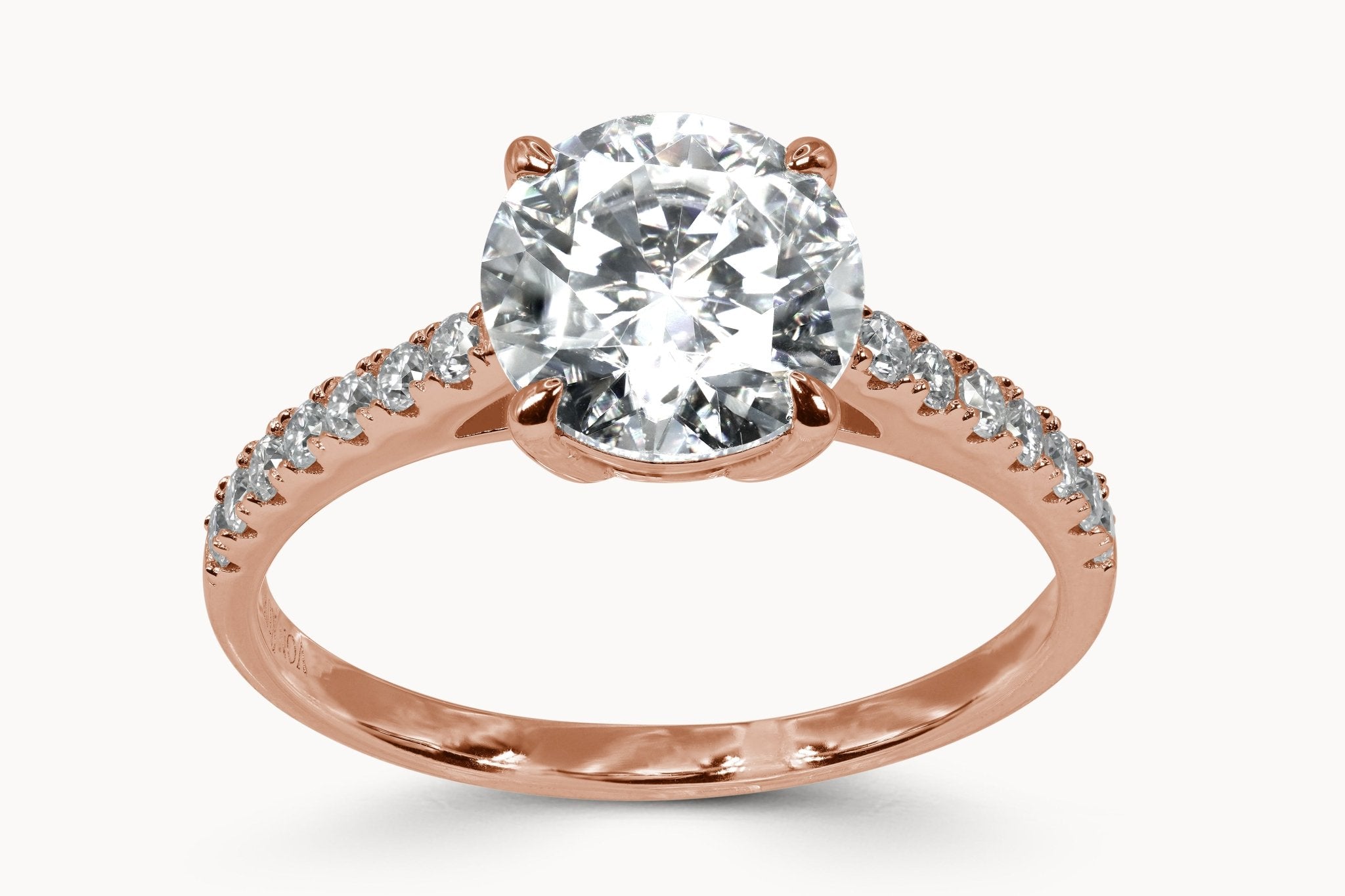 Majestic Solitaire Ring – Hochwertiger Schmuck: Ring mit Lab Grown Diamant in 18K Gelbgold von VON RUWEN GmbH