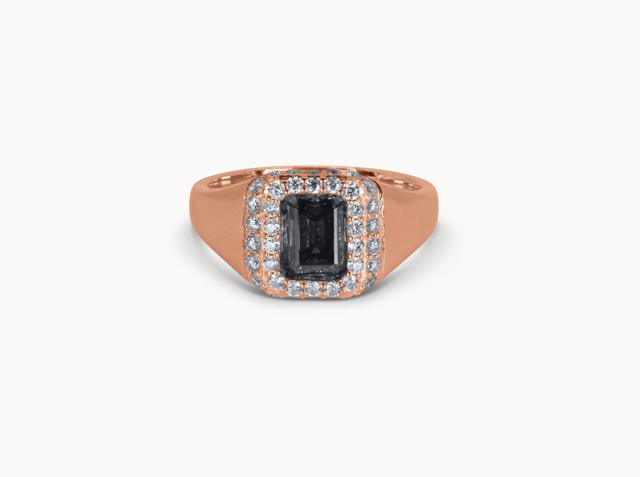 Noir Majesty Ring – Hochwertiger Schmuck: Ring mit 14K Gelbgold in von VON RUWEN GmbH