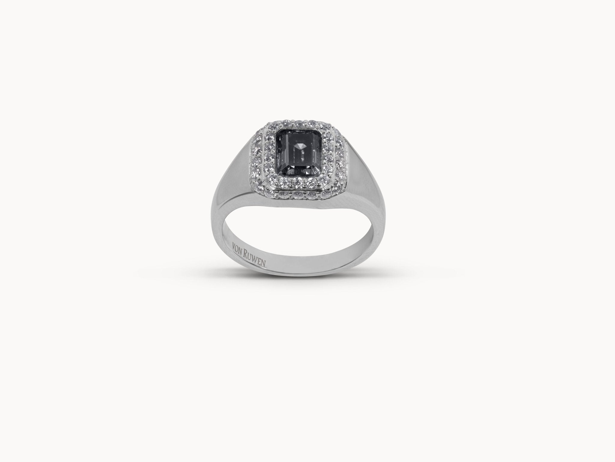 Noir Majesty Ring – Hochwertiger Schmuck: Ring mit 14K Gelbgold in von VON RUWEN GmbH