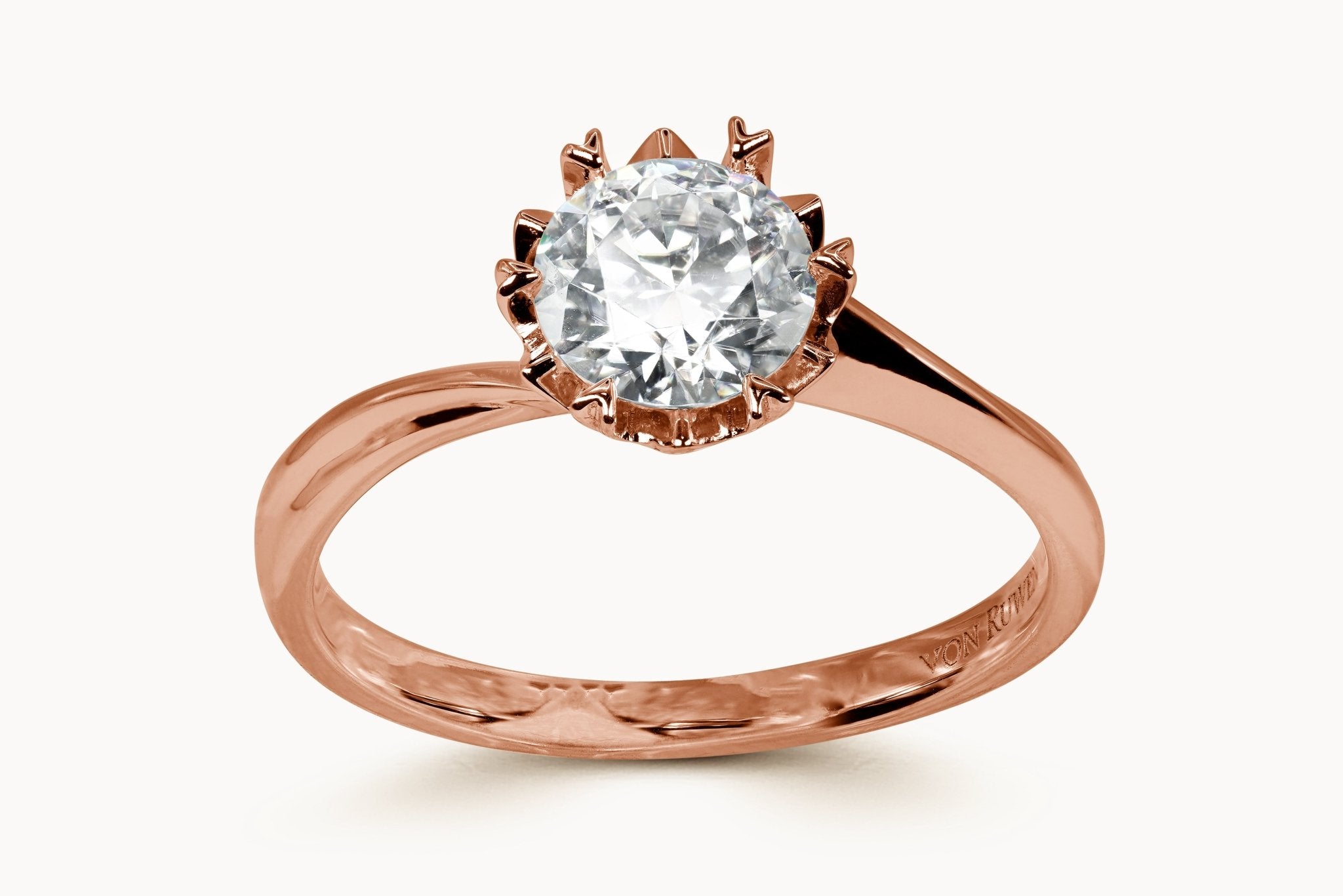 Shooting Star Ring – Hochwertiger Schmuck: Ring mit Lab Grown Diamant in 18K Gelbgold von VON RUWEN GmbH