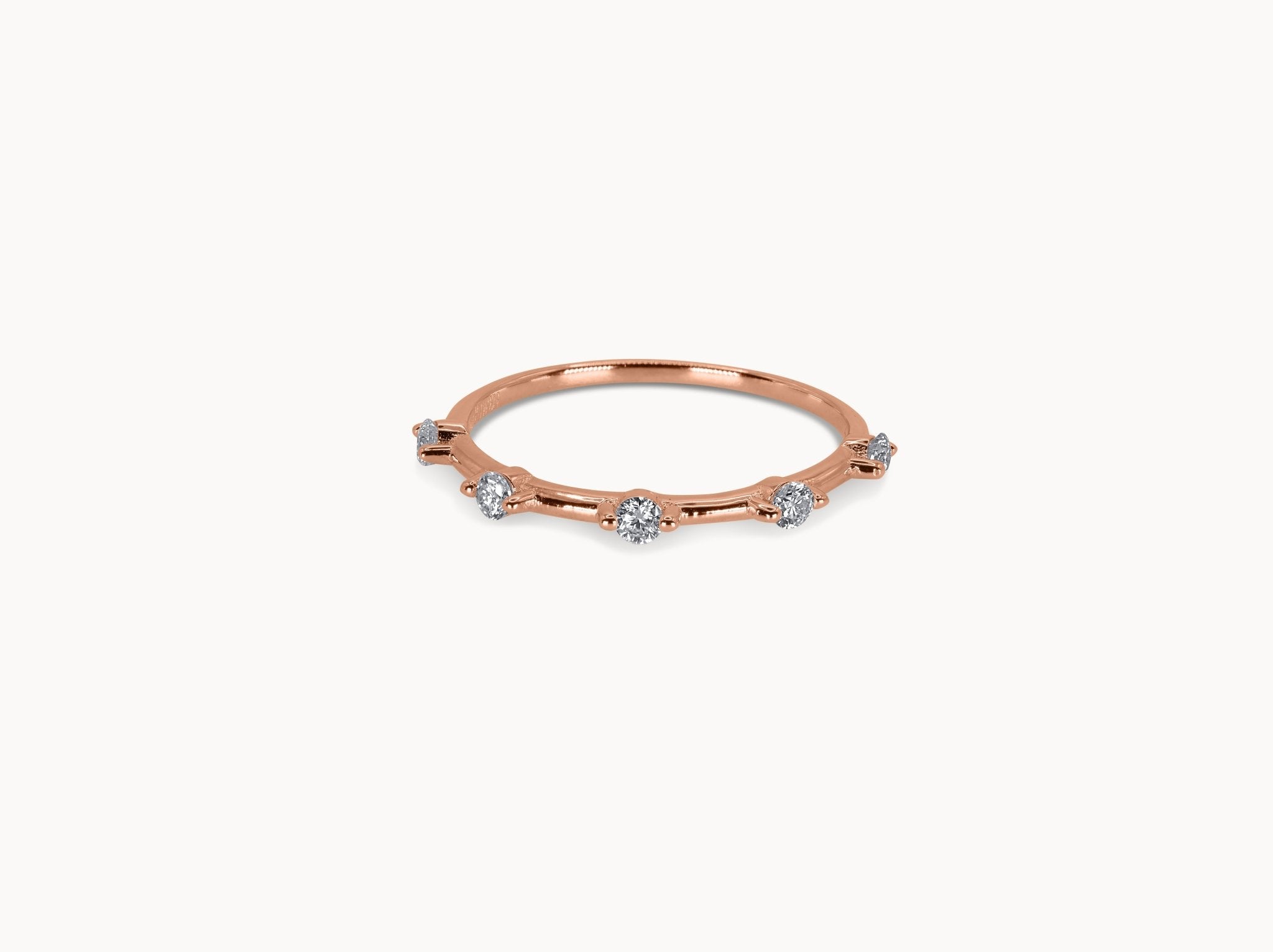 Stellar Grace Ring – Hochwertiger Schmuck: Ring mit Lab Grown Diamant in 14K Gelbgold von VON RUWEN GmbH