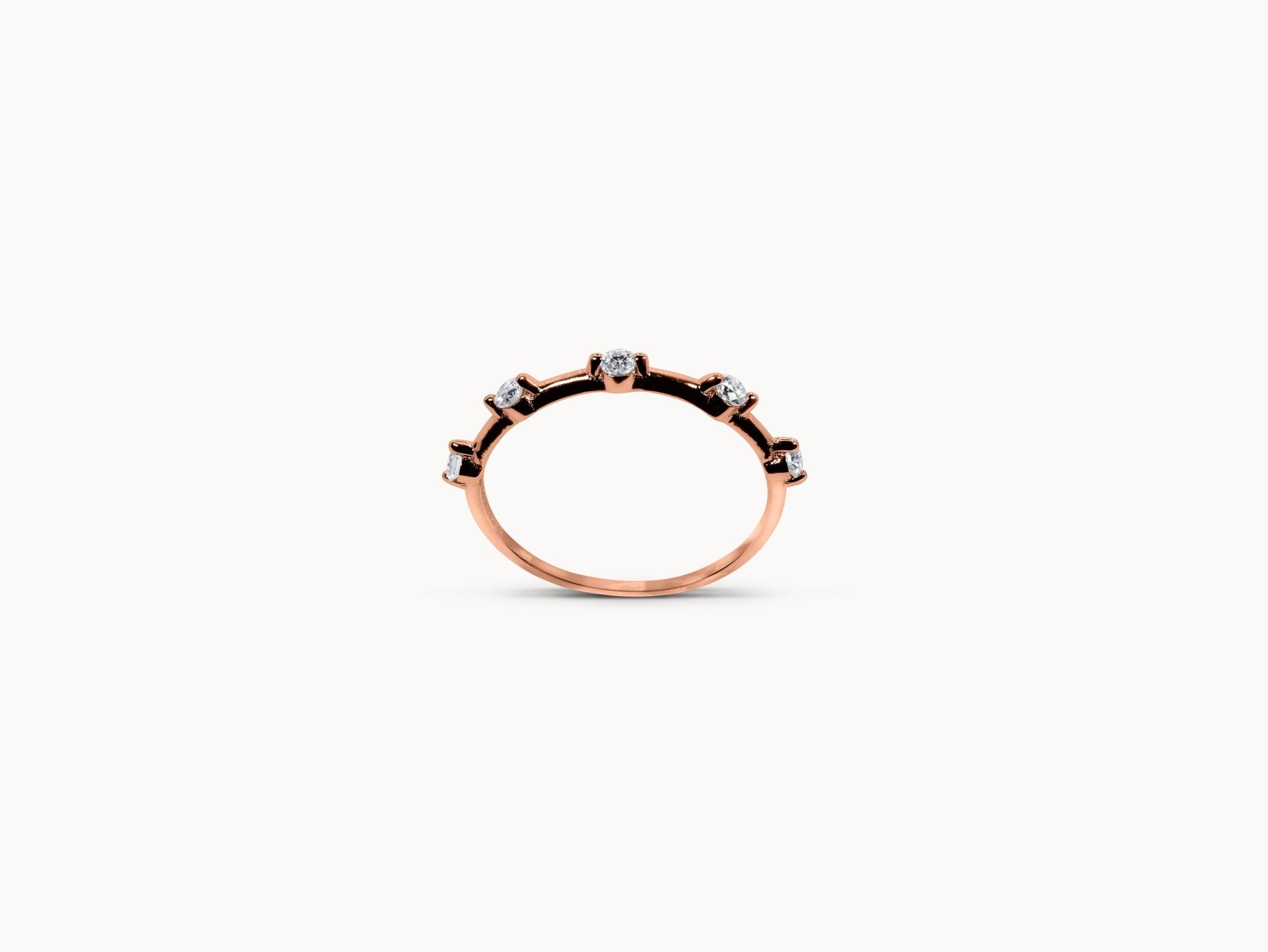 Stellar Grace Ring – Hochwertiger Schmuck: Ring mit Lab Grown Diamant in 14K Gelbgold von VON RUWEN GmbH