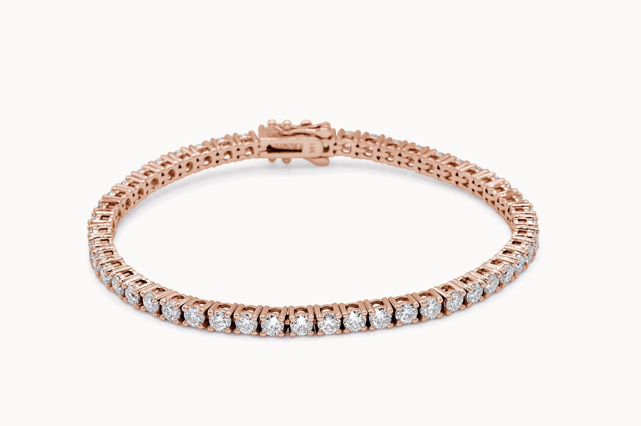 Tennis Armband Roségold – Hochwertiger Schmuck: Armband mit Lab Grown Diamant in 2mm von VON RUWEN GmbH