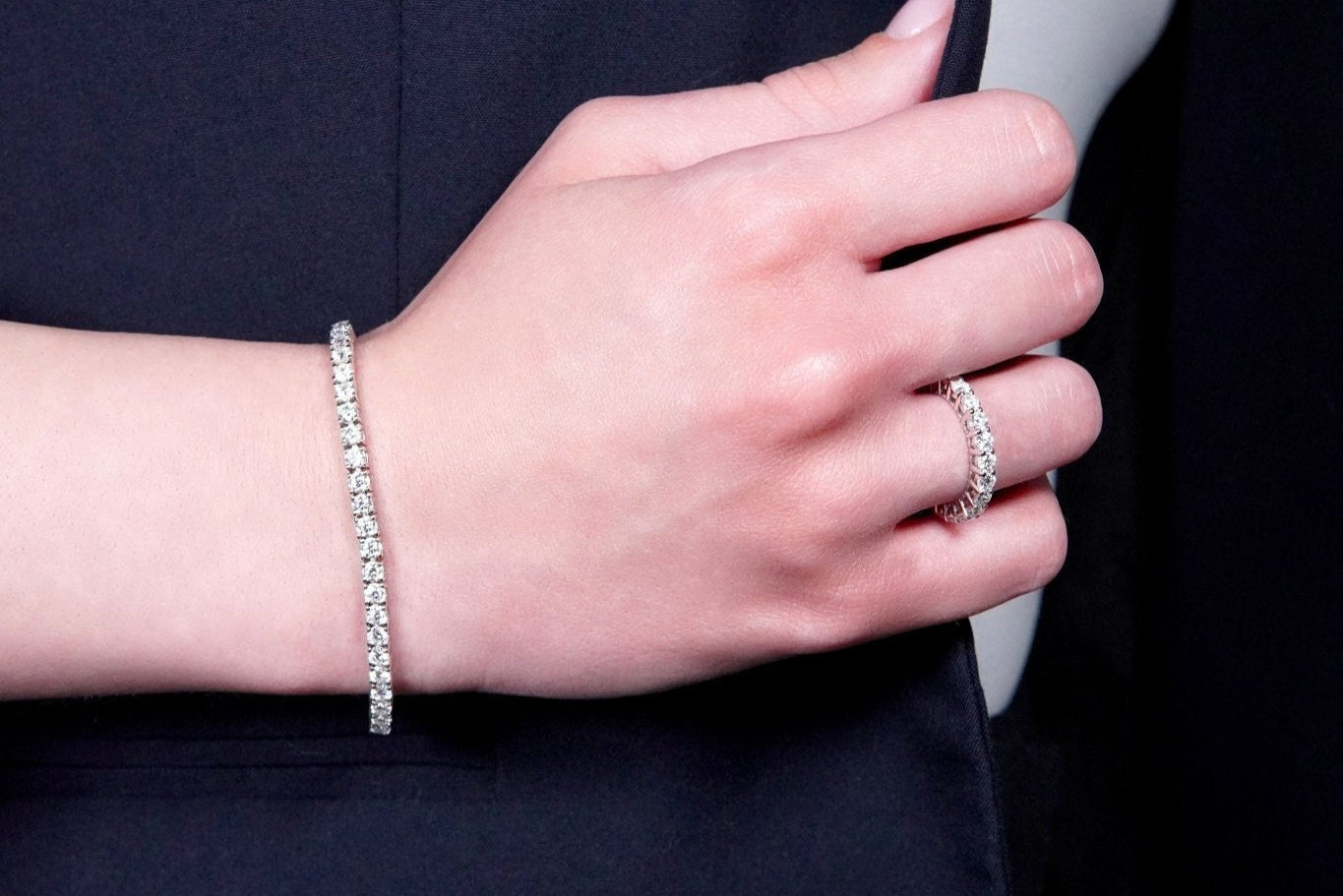 Tennis Armband Roségold – Hochwertiger Schmuck: Armband mit Lab Grown Diamant in 2mm von VON RUWEN GmbH