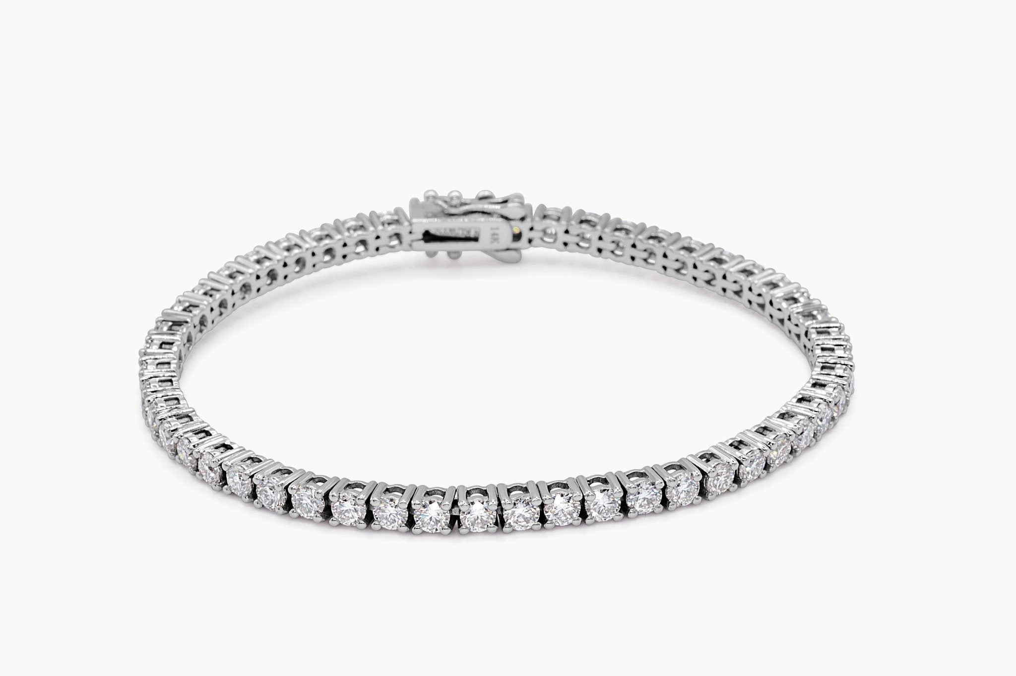 Tennis Armband Weißgold – Hochwertiger Schmuck: Armband mit Lab Grown Diamant in 2mm von VON RUWEN GmbH