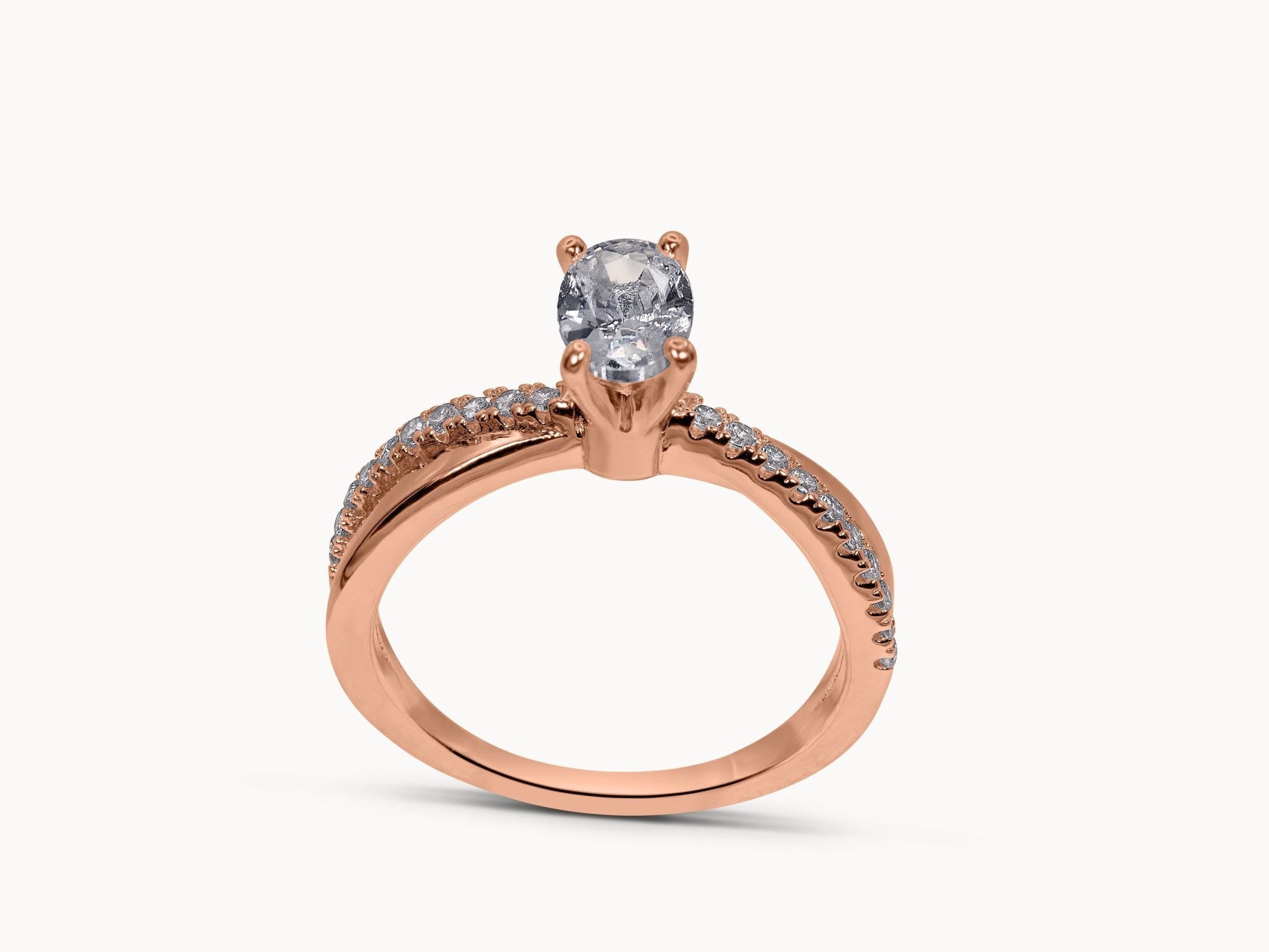 Twilight Serenade Ring – Hochwertiger Schmuck: Ring mit Lab Grown Diamant in 18K Gelbgold von VON RUWEN GmbH